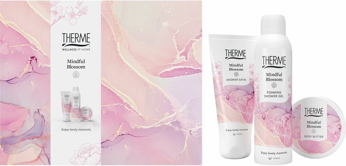 Goedkoopste 3x Therme Wellness Treatment Geschenkset Mindful Blossom 1 set