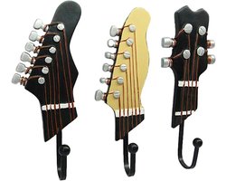 Gitaar Jas Ophanghaak 3 stuks - Kapstok - Jas ophangen - Muziek - Band - Rock - Haakje - Ophang Haak - inclusief bevestigingsmateriaal Gitaar Jas Ophanghaak 3 stuks - Kapstok - Jas ophangen - Muziek - Band - Rock - Haakje - Ophang Haak - inclusief bevestigingsmateriaal