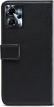 Mobilize Classic Gelly Wallet - Telefoonhoesje geschikt voor Motorola Moto G53/G23/G13 Hoesje Bookcase Portemonnee - Zwart