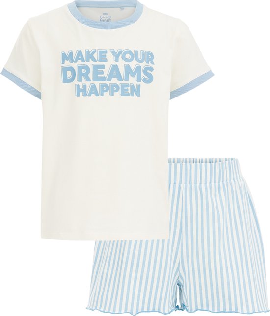 WE Fashion Meisjes pyjamaset met dessin