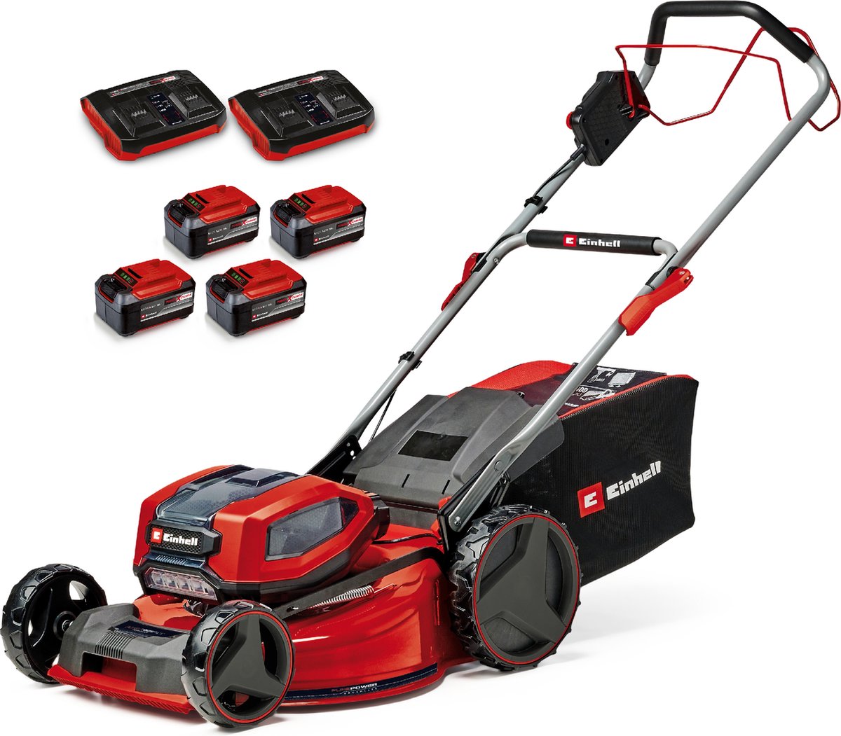 Einhell GP-CM 36/52 S Li BL (4x5,2Ah) Accu-grasmaaier Accu Elektrische starter 18 V Snijbreedte max. 47 cm