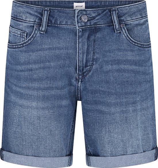 Mustang Bermuda court femme régulier/droit Blauw