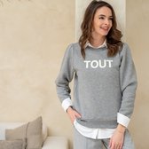 Grijze Sweater van Je m'appelle - Dames - Maat 44 - 5 maten beschikbaar
