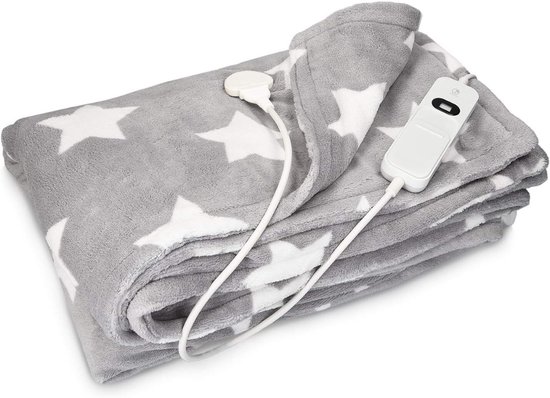 XXL Warmtedeken - Elektrische deken 3 Standen - 180 x 130 cm - Fluweelzacht - Warme Deken