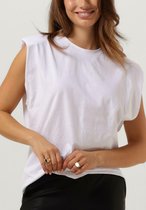 Notre-V Nv-cissie T-shirt Tops & T-shirts Dames - Shirt - Wit - Maat XL