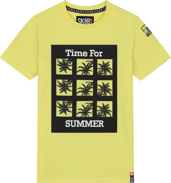 SKURK -T-shirt Thibo - Lemon - maat 110/116