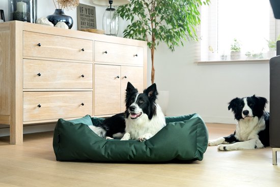 Dogsfavorite Dog Cushion Big Pad Leatherette grey