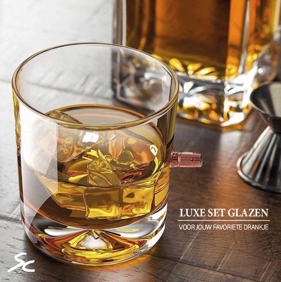 Met De Hand Geblazen Gegraveerde Whiskyglazen, Rumglazen, Tumbler Met Bloemenpatronen Geetste Whiskyglas Glaswerk Voor Bourbon Scotch Cognac Vodka Cocktail 270 Ml Set Van 4 Vaatwasmachinebestendig