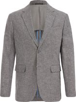 WE Fashion Heren regular fit blazer van linnenmix