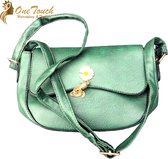 Damestas - Flaptas - Handtas - Crossbody - Classy design - Groen