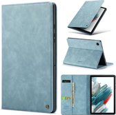 Casemania Hoes Geschikt voor Samsung Galaxy Tab A9 Plus Aqua Blue - Book Cover