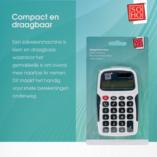 Casio zakrekenmachine Petite FX, groen