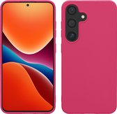kwmobile telefoonhoesje geschikt voor Samsung Galaxy S24 - Hoesje voor smartphone - Back cover in neon roze