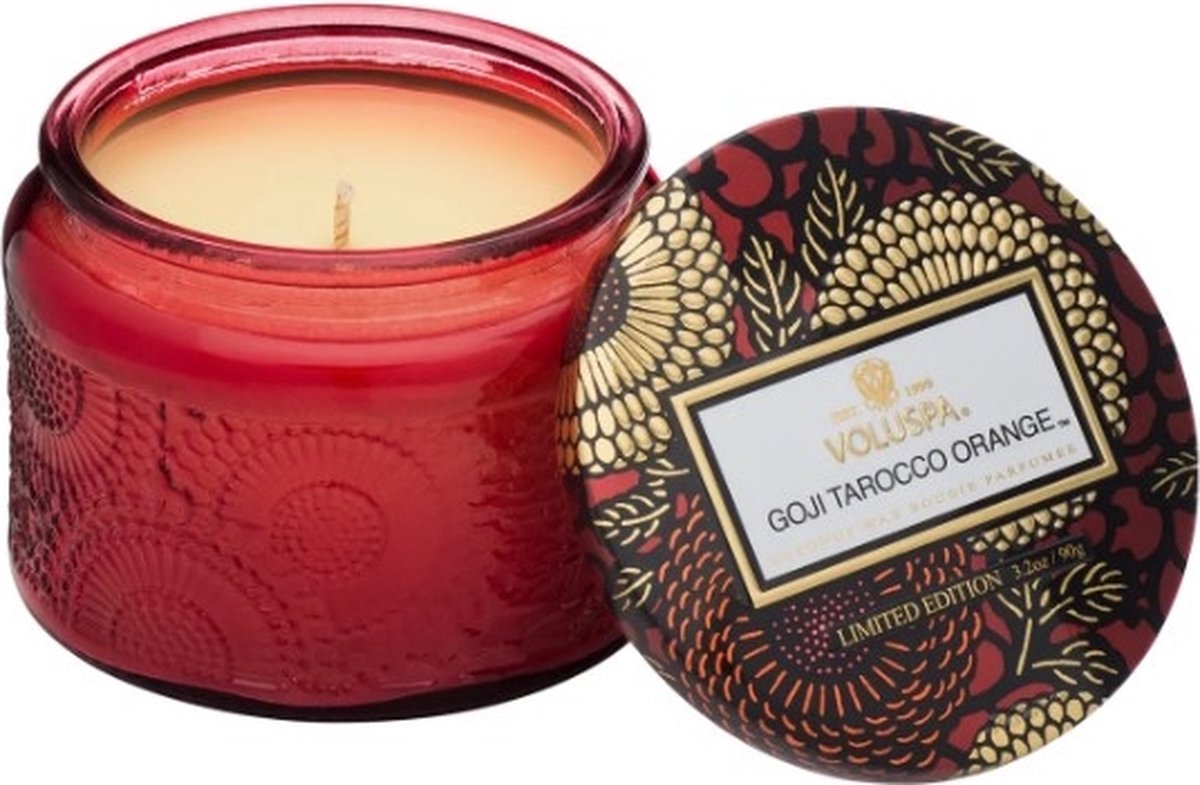 Voluspa Japonica Collection Geurkaars Japonica Goji Tarocco Orange Petite Jar Candle
