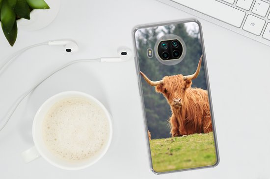 Convient pour la coque Xiaomi Mi 10T Lite 5G - Highlanders écossais - Herbe - Forêt - Étui de téléphone en Siliconen