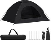 Camping Tent, 1-2 personen, waterdicht, winddicht, anti-UV-tent, eenvoudige installatie, strandtent, tent met draagtas, voor buitenfamilie, vloeibare reistent
