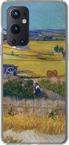 Telefoonhoesje Geschikt voor OnePlus 9 Pro hoesje - De oogst - Vincent van Gogh - Siliconen Telefoonhoesje