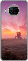 Geschikt voor Xiaomi Mi 10T Lite 5G hoesje - Paarse tinten in Nederlands landschap - Siliconen Telefoonhoesje