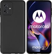 iMoshion Hoesje Geschikt voor Motorola Moto G54 Hoesje Siliconen - iMoshion Color Backcover - Zwart
