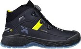 HKS Running Star RS 275 BOA S3 chaussures de travail - chaussures de sécurité - hommes - hautes - embout en acier - sans lacets - antidérapants - ESD - légers - végétaliens - taille 47