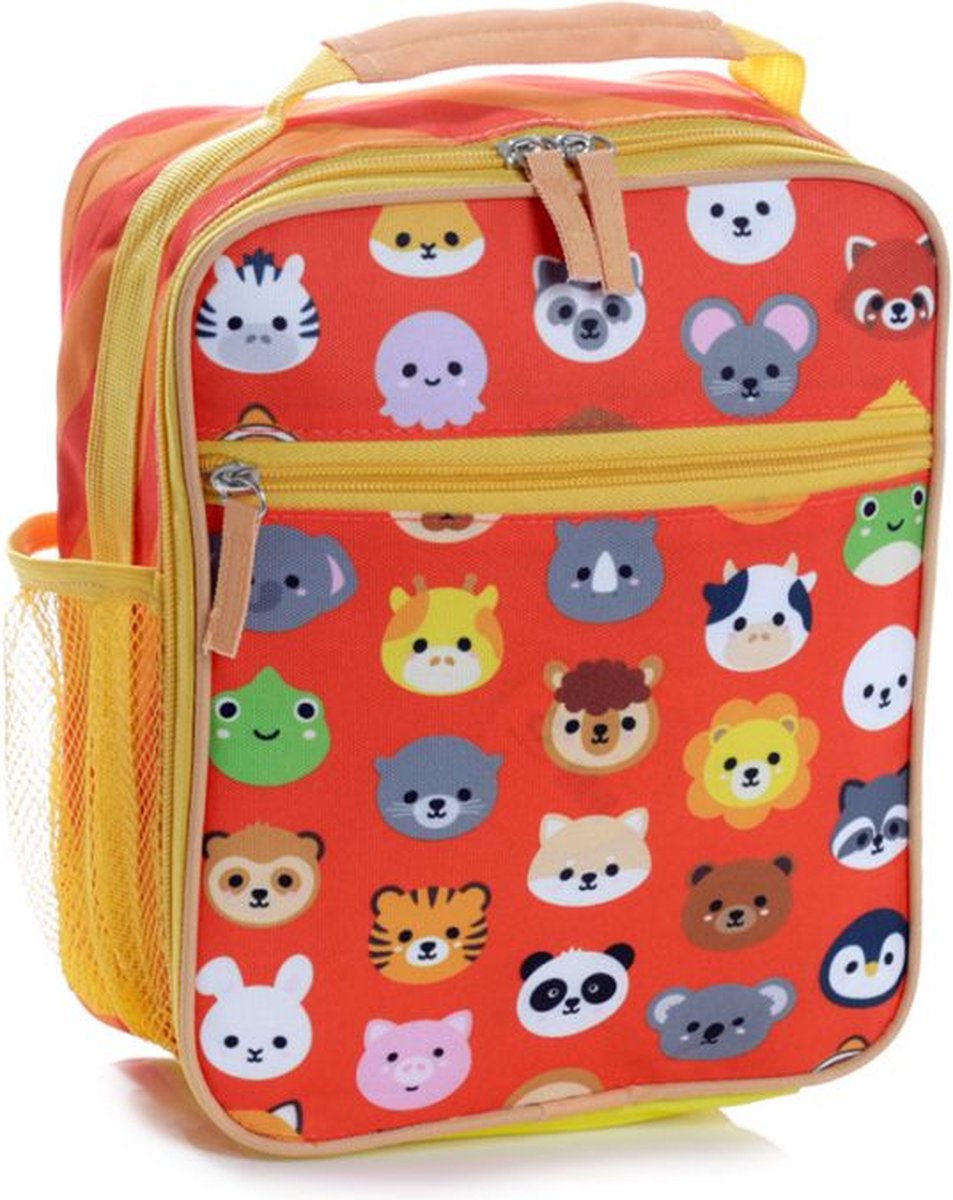 Puckator - Kinder koeltas - Kinder rugzak - Adoramals - Diverse dieren - 21x10x26 cm