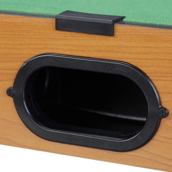 Mini Pooltafel - Inclusief Keu, ballen en driehoek - Voor kinderen - 51x31x8cm — afbeelding 4