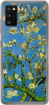Geschikt voor Samsung Galaxy A41 hoesje - Amandelbloesem - Vincent van Gogh - Siliconen Telefoonhoesje