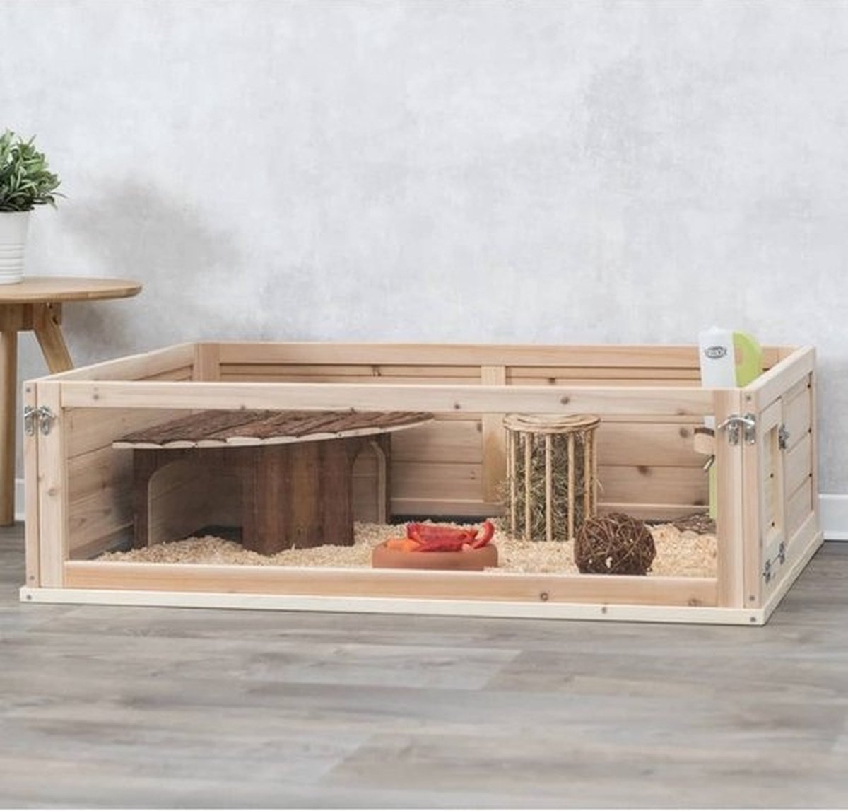 Trixie - Indoor Ren - Cavia - Hout/Plexiglas - 100X60X30 cm thumbnail 5