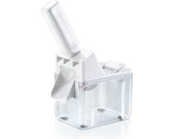 Leifheit Comfortline pruimenontpitter automaat - incl. opvangbak - rvs messen - wit
