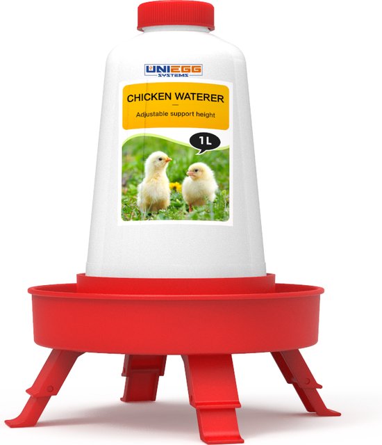 Drinkbak 1.5 Liter - Blauw - Hobby Kip Friesland