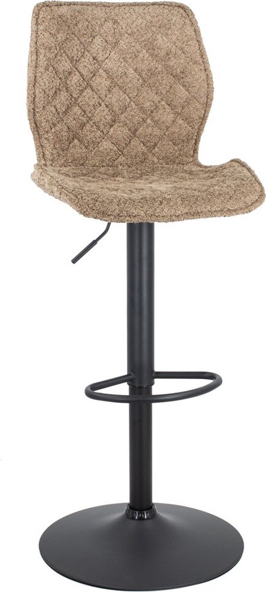 Barstoel Coco in teddy taupe