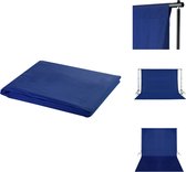 vidaXL Blauw Studio Achtergrond - 500 x 300 cm - 100% Katoen - Geschikt voor Chromakey - Studio achtergrond doek