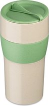 Herbruikbare Koffiebeker, 0.7 L, Natuur Blad Groen, Organic Bio-Circular - Koziol | Aroma To Go XL