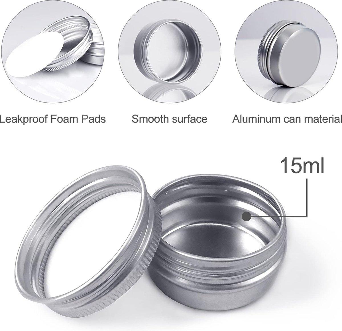 Pack de 20 pots en verre cylindriques 250g (212 ml) TO63