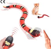 Inductie RC-Slangenspeelgoed voor Kinderen en Huisdieren - Interactief en Elektrisch Kat- en Hondenspeelgoed - Intelligente Sensing - USB Oplaadbaar - 39 cm