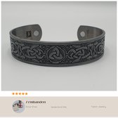 Viking Keltische Ierse Drievoudige Knoop Draak Armband - Verstelbaar - Talisman Gezondheidsarmband