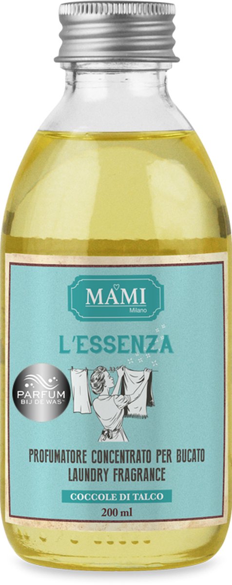 Mami Milano wasparfum Coccole di Talco 200ml - Parfum bij de was