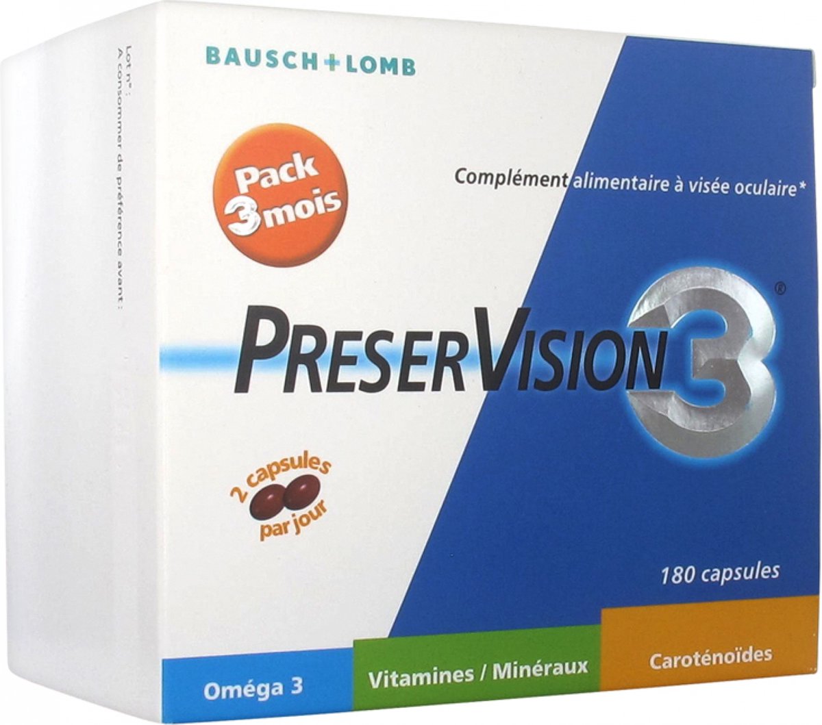 Goedkoopste Bausch Lomb Prerision Pack 3 Maanden 180 Capsules
