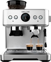 Machine à expresso Cecotec Barista Power espresso 20 Barista Maestro , 2250 W, 20 bar, manomètre et 2 thermoblocs, réservoir à grains de café