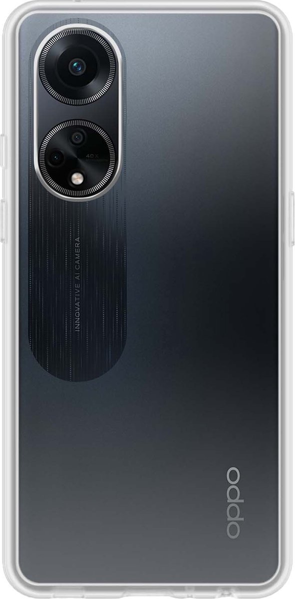 Hoes - Geschikt voor OPPO A98 - Sterk & Shockproof - Hoesje Cover - Siliconen Case - Transparant