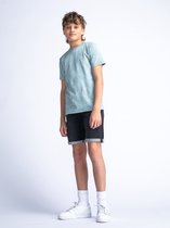 Petrol Industries - Jongens Denim Short Tidalize - Zwart - Maat 146