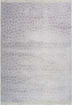 Lalee Peri | Modern Vloerkleed Laagpolig | Grey | Tapijt | Karpet | Nieuwe Collectie 2024 | Hoogwaardige Kwaliteit | 80x280 cm