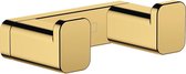 Hansgrohe Addstoris handdoekhaak dubbel polished gold optic