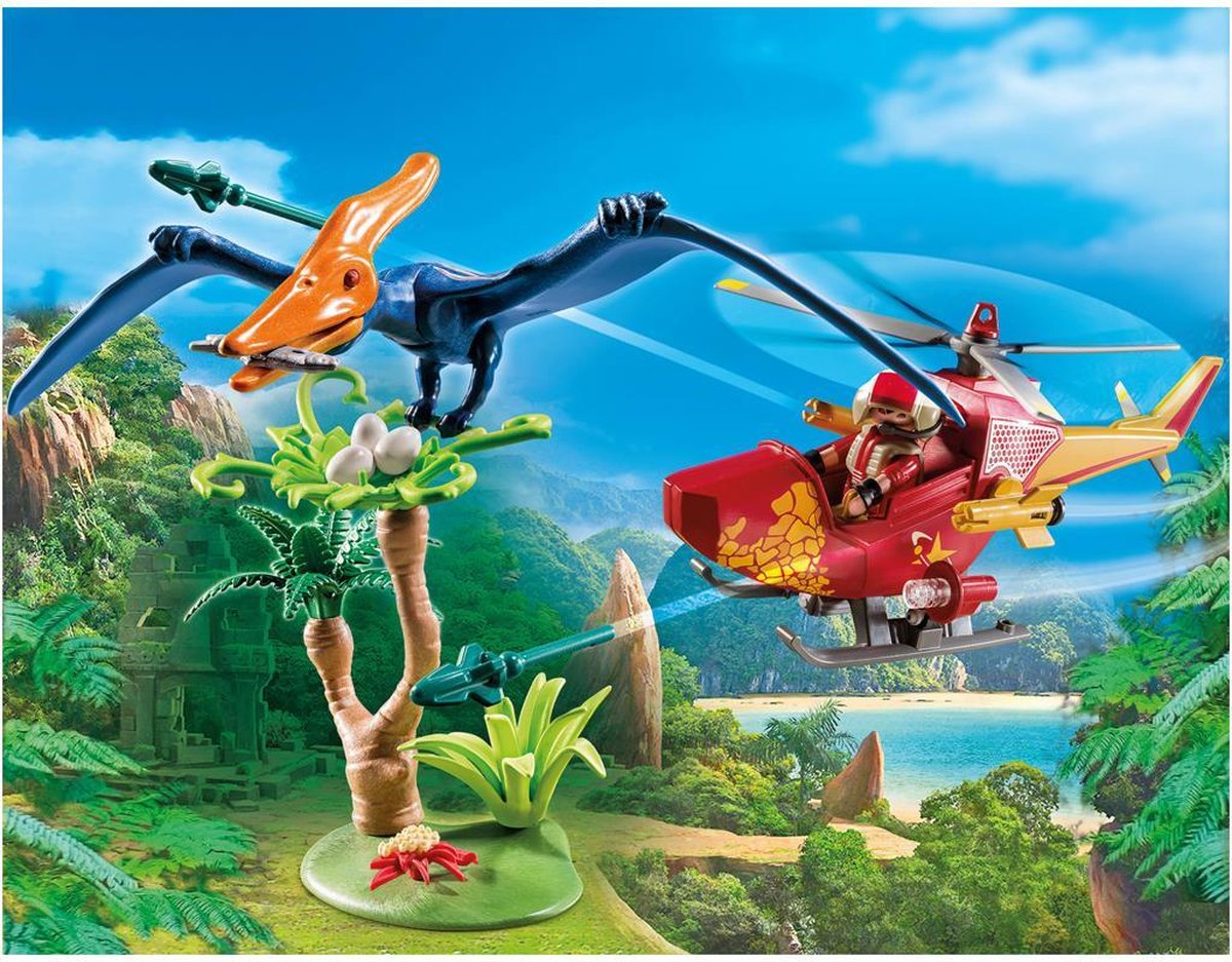 PLAYMOBIL Dinos Helikopter met Pteranodon - 9430 — afbeelding 7