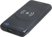 Deltaco PB-Q1003 10 000 mAh Powerbank - adapté à MagSafe - chargement sans fil - 1 x USB-C PD 20W, 1 x USB 18W - Zwart