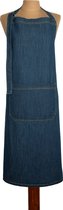 Picnic Kookschort 100% katoen | Richmond Jeans denim  | Schort Blauw | 70x90cm