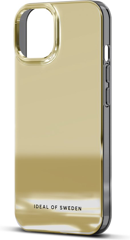 iDeal of Sweden Hoesje Geschikt voor iPhone 14 / 13 Hoesje - iDeal of Sweden Mirror Case - goud