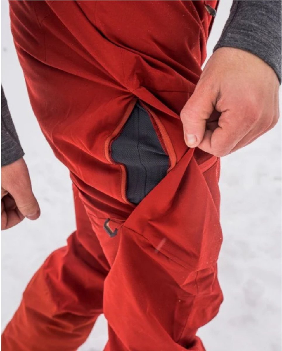 Husky skibroek voor heren Gilep M Stretch 15.000 membraan Donker Oranje
