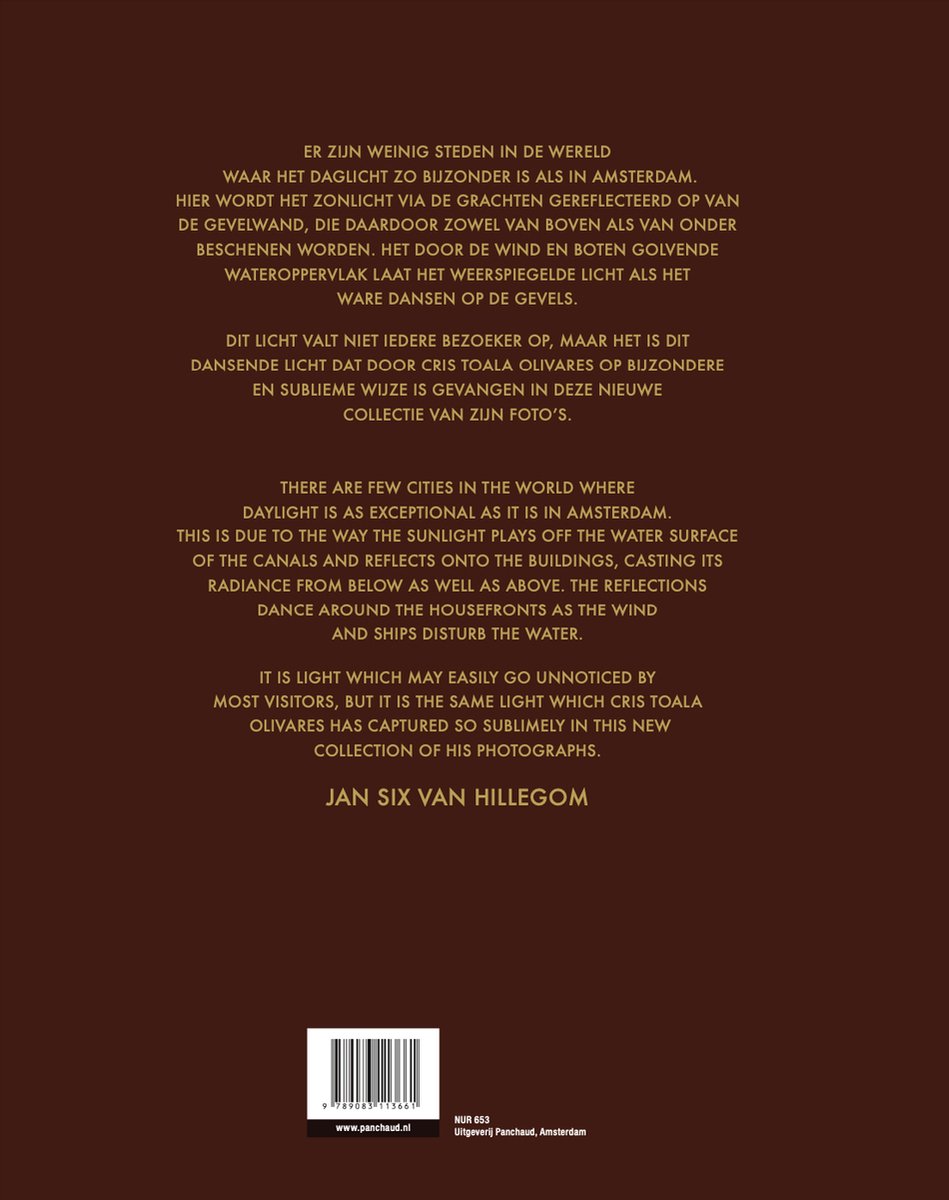 Amsterdam (Gesigneerd) - Dutch & English - back cover