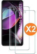 Screenprotector voor Screenprotector geschikt voor Motorola Moto G 5G 2023 - Moto G 5G 2023 Screenprotector Glas Gehard Tempered Glass - 2 Stuks